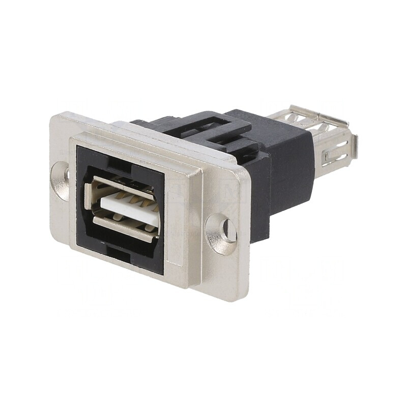 Adaptor USB A Dual Slim Aurit 29mm | Electronic-mag.ro | Componente Electronice