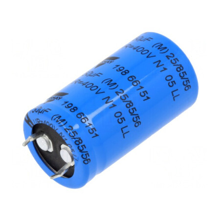 Condensator electrolitic SNAP-IN 150uF 400V Ø22x40mm ±20% | Electronic-mag.ro | Componente Electronice