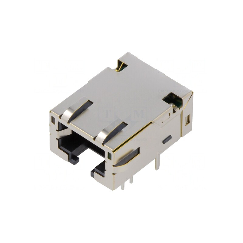 Soclu RJ45 Cat 6a Ecranat cu LED 8p8c | Electronic-mag.ro | Componente Electronice Soclu RJ45 Cat 6a Ecranat cu LED 8p8c | Electronic-mag.ro | Componente Electronice