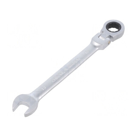 Cheie combinată cu piedică și articulație 13mm satinat | Electronic-mag.ro | Componente Electronice