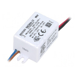 Alimentator LED 4W 12V IP65 | Electronic-mag.ro | Componente Electronice