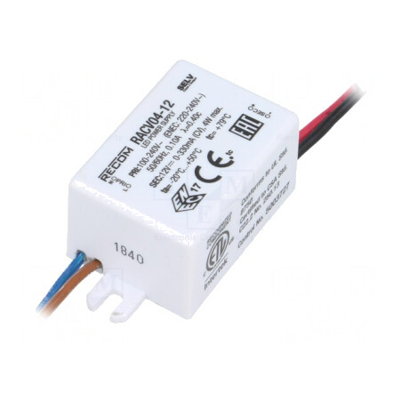 Alimentator LED 4W 12V IP65 | Electronic-mag.ro | Componente Electronice
