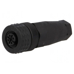 Mufă M12 4-PIN Mamă DeviceNet/CANopen IP67 | Electronic-mag.ro | Componente Electronice