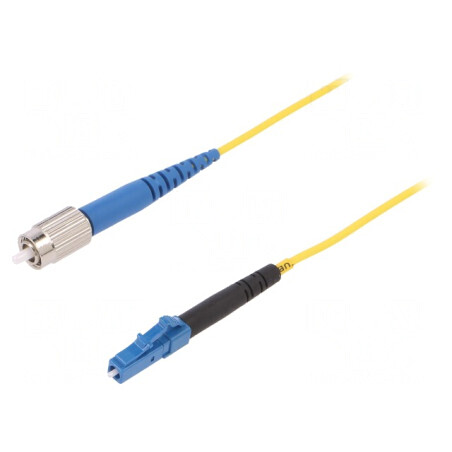 Patch Cord Fibră Optică FC/UPC la LC/UPC 1m 9/125um | Electronic-mag.ro | Componente Electronice