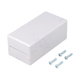 Carcasă Universală Polistiren Gri IP40 50x100x40mm | Electronic-mag.ro | Componente Electronice