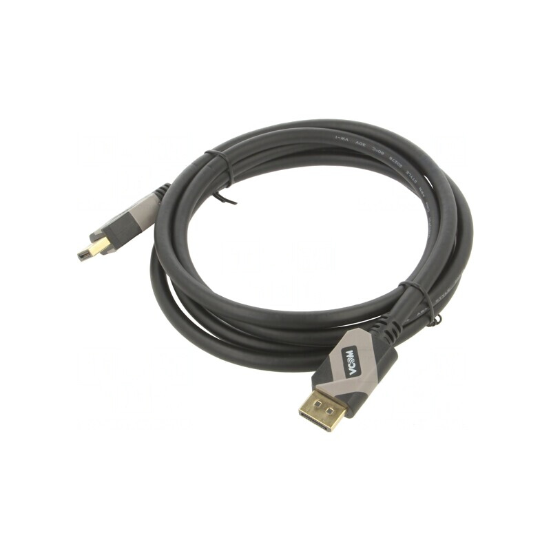 Cablu DisplayPort 1.4 HDCP 2.2 2m Negru | Electronic-mag.ro | Componente Electronice