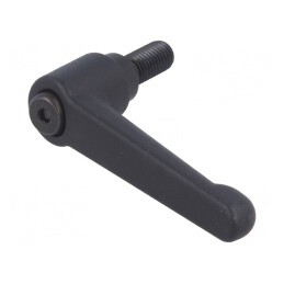 Manetă franceză neagră 25mm x 78mm | Electronic-mag.ro | Componente Electronice