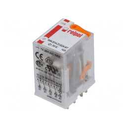 Releu Electromagnetic 4PDT 24VAC 6A | Electronic-mag.ro | Componente Electronice