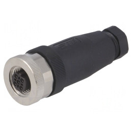 Mufă M12 5PIN Mamă B-Profibus IP67 60V | Electronic-mag.ro | Componente Electronice