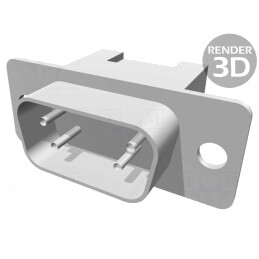 Mufă D-Sub 9P Tată pentru Cablu-Bandă IDC 1,27mm | Electronic-mag.ro | Componente Electronice