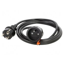 Prelungitor Alimentare 3m 16A Negru | Electronic-mag.ro | Componente Electronice