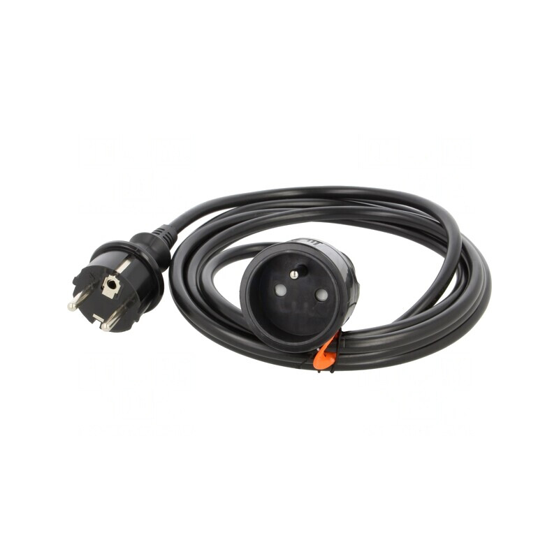 Prelungitor Alimentare 3m 16A Negru | Electronic-mag.ro | Componente Electronice