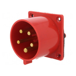 Conector Alimentare AC Trifazat Soclu 32A 400VAC IP44 | Electronic-mag.ro | Componente Electronice