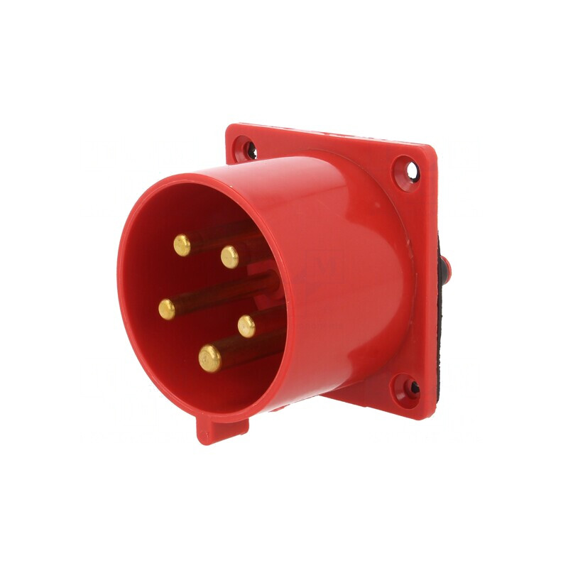 Conector Alimentare AC Trifazat Soclu 32A 400VAC IP44 | Electronic-mag.ro | Componente Electronice