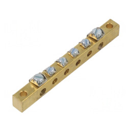 Regletă de conexiuni terminal cu șurub 4mm2 10mm2 1 pistă | Electronic-mag.ro | Componente Electronice