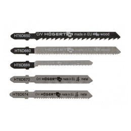 Pânză de Fierăstrău pentru Lemn și Metal - Set 5 Bucăți | Electronic-mag.ro | Componente Electronice