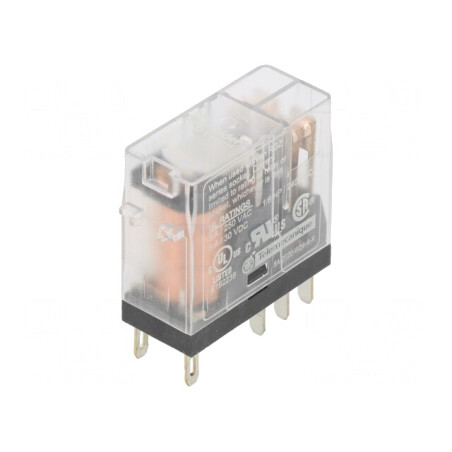 Releu Electromagnetic DPDT 24VAC 5A cu Soclu | Electronic-mag.ro | Componente Electronice