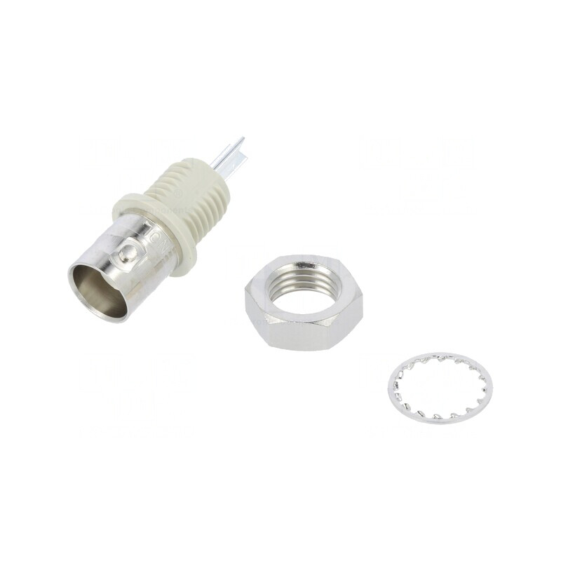 Soclu BNC mamă 50Ω argintat -40÷85°C | Electronic-mag.ro | Componente Electronice