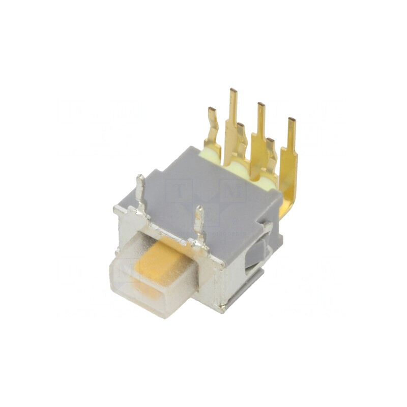 Comutator Glisant DPDT 3 Pozitii ON-OFF-ON PCB THT | Electronic-mag.ro | Componente Electronice