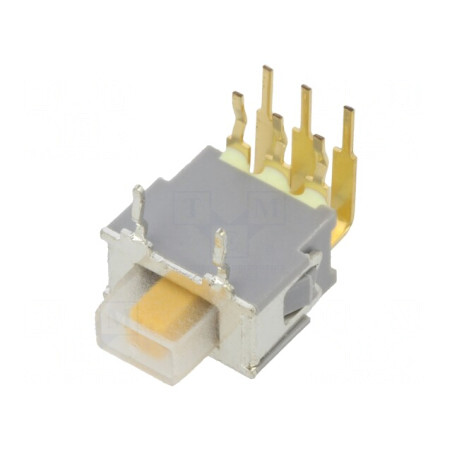 Comutator Glisant DPDT 3 Pozitii ON-OFF-ON PCB THT | Electronic-mag.ro | Componente Electronice