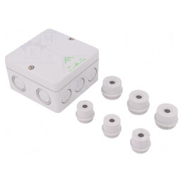 Cutie de conexiuni polistiren 94x94x56mm | Electronic-mag.ro | Componente Electronice