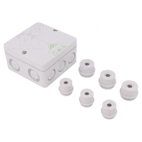 Cutie de conexiuni polistiren 94x94x56mm | Electronic-mag.ro | Componente Electronice