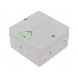 Carcasă cutie conexiuni 93x93x55mm polistiren | Electronic-mag.ro | Componente Electronice