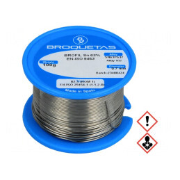 Sârmă de lipit 0,7mm 100g cu plumb 183°C | Electronic-mag.ro | Componente Electronice