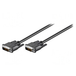 Cablu DVI-D 2m Negru