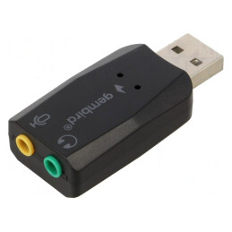 Card Audio USB 2.0 PnP Negru pentru PC | Electronic-mag.ro | Componente Electronice