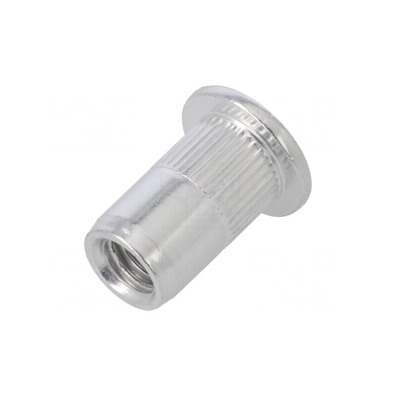 Piuliță nit M6 aluminiu 20 buc. | Electronic-mag.ro | Componente Electronice