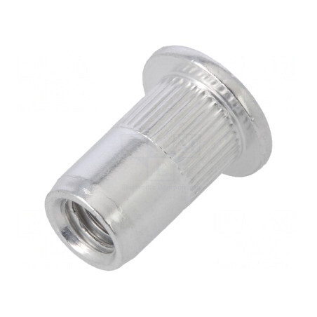 Piuliță nit M6 aluminiu 20 buc. | Electronic-mag.ro | Componente Electronice