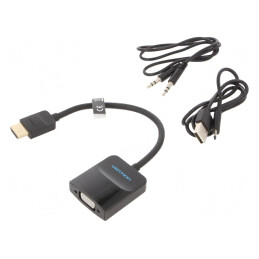 Cablu Convertor HDMI 1.4 0,15m Negru | Electronic-mag.ro | Componente Electronice