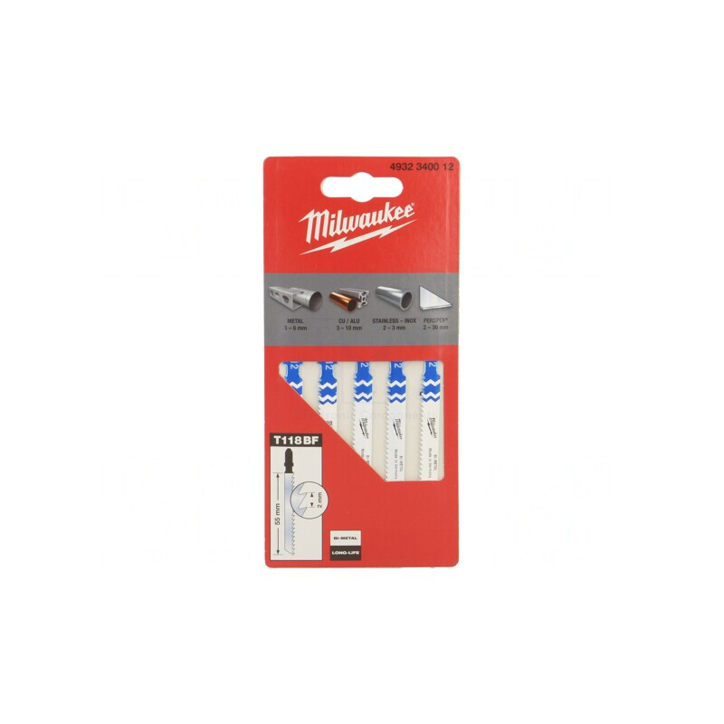 Pânză de fierăstrău metal 55mm 5buc T | Electronic-mag.ro | Componente Electronice