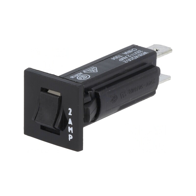 Întrerupător de Supracurent 2A 250VAC 32VDC SPST-NC | Electronic-mag.ro | Componente Electronice