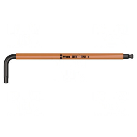 Cheie Imbus Hex-Plus Sferic 5mm 154mm Oțel | Electronic-mag.ro | Componente Electronice
