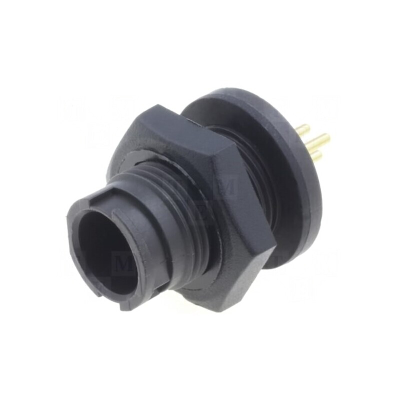 Conector Circular EN2 Soclu Tată pentru Panou | Electronic-mag.ro | Componente Electronice