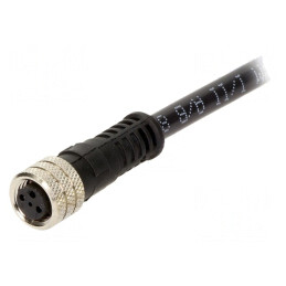 Conector M8 Mamă 3 PIN cu Cablu Nano-Change 3A | Electronic-mag.ro | Componente Electronice