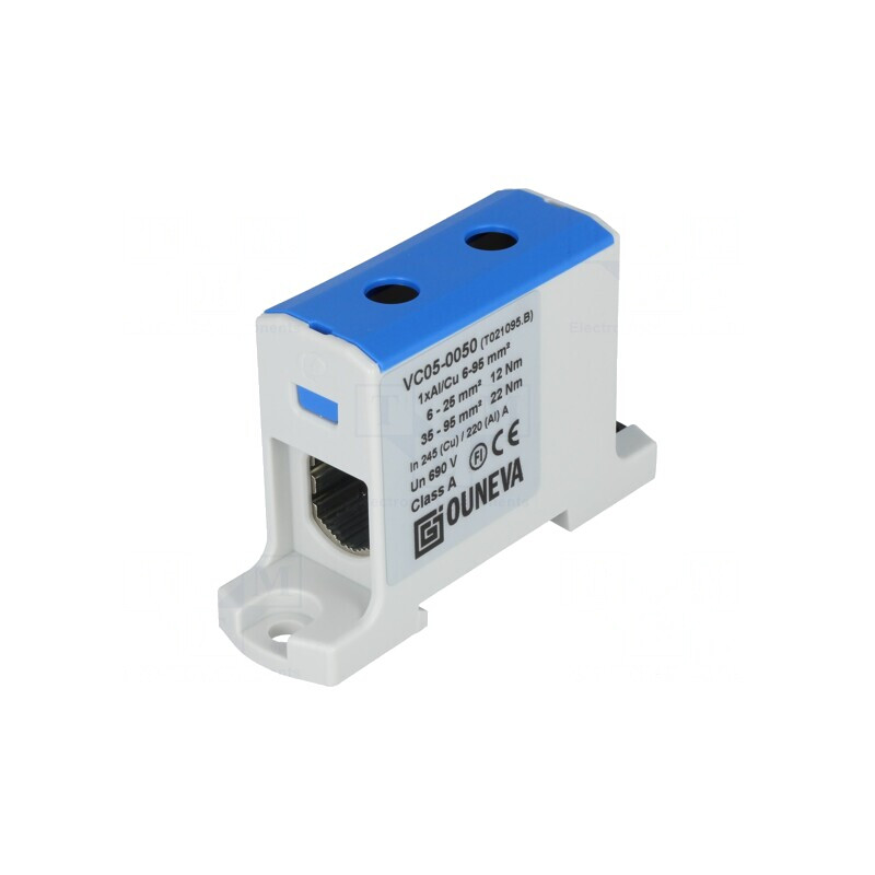 Îmbinare Șine 6-95mm2 Albastră TS35 | Electronic-mag.ro | Componente Electronice