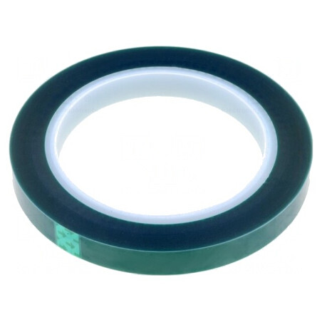 Bandă Electroizolantă Verde 12mm x 66m Silicon | Electronic-mag.ro | Componente Electronice