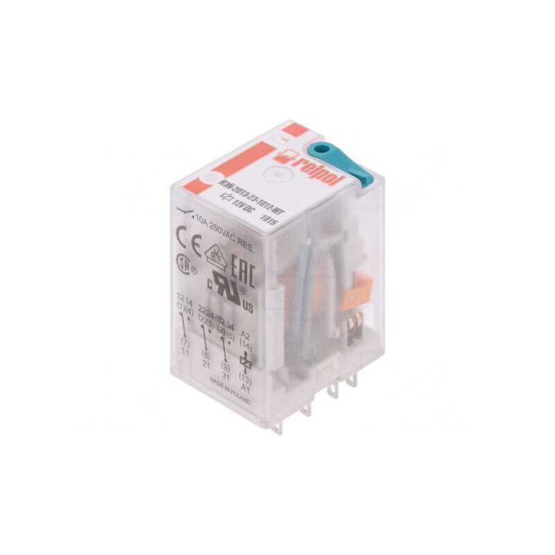 Releu Electromagnetic 3PDT 12VDC 20A | Electronic-mag.ro | Componente Electronice Releu Electromagnetic 3PDT 12VDC 20A | Electronic-mag.ro | Componente Electronice