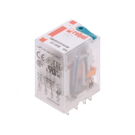 Releu Electromagnetic 3PDT 12VDC 20A | Electronic-mag.ro | Componente Electronice