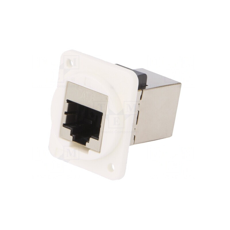 Adaptor FT Cat 6 Ecranat 8P8C Plastic 19x24mm | Electronic-mag.ro | Componente Electronice Adaptor FT Cat 6 Ecranat 8P8C Plastic 19x24mm | Electronic-mag.ro | Componente Electronice