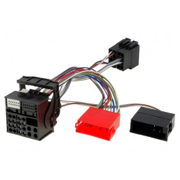 Conector; radio,ISO,Quadlock; Audi; PIN: 40; Model radio: RNS-E