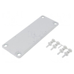 Garnitură Gri Deschis cu 35 Orificii IP44 | Electronic-mag.ro | Componente Electronice