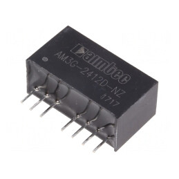 Convertor DC/DC 3W 18-36V la 12V/-12V SIP8 | Electronic-mag.ro | Componente Electronice