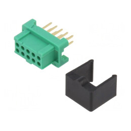 Soclu PCB-cablu Gecko 1,25mm 10 PIN THT | Electronic-mag.ro | Componente Electronice