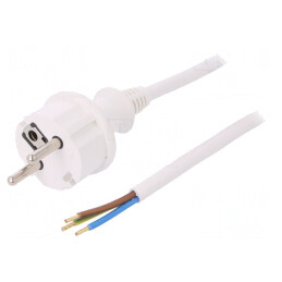 Cablu SCHUKO PVC 3m 3x1,5mm2 | Electronic-mag.ro | Componente Electronice