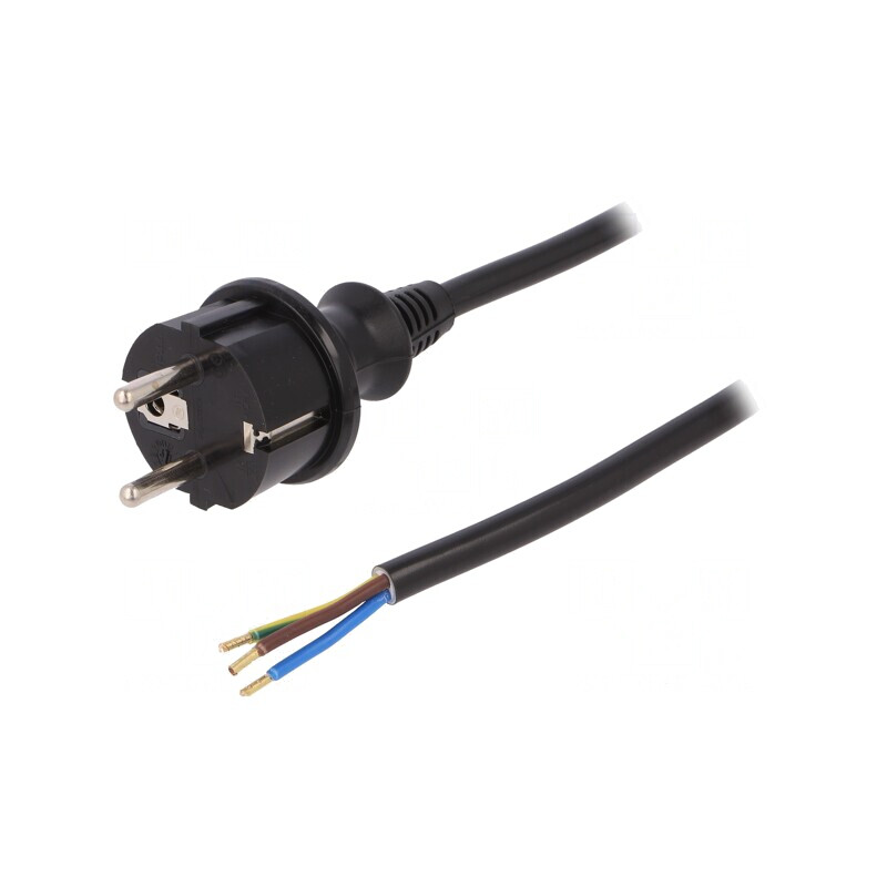 Cablu Electric SCHUKO 3x1,5mm2 PVC 3m | Electronic-mag.ro | Componente Electronice