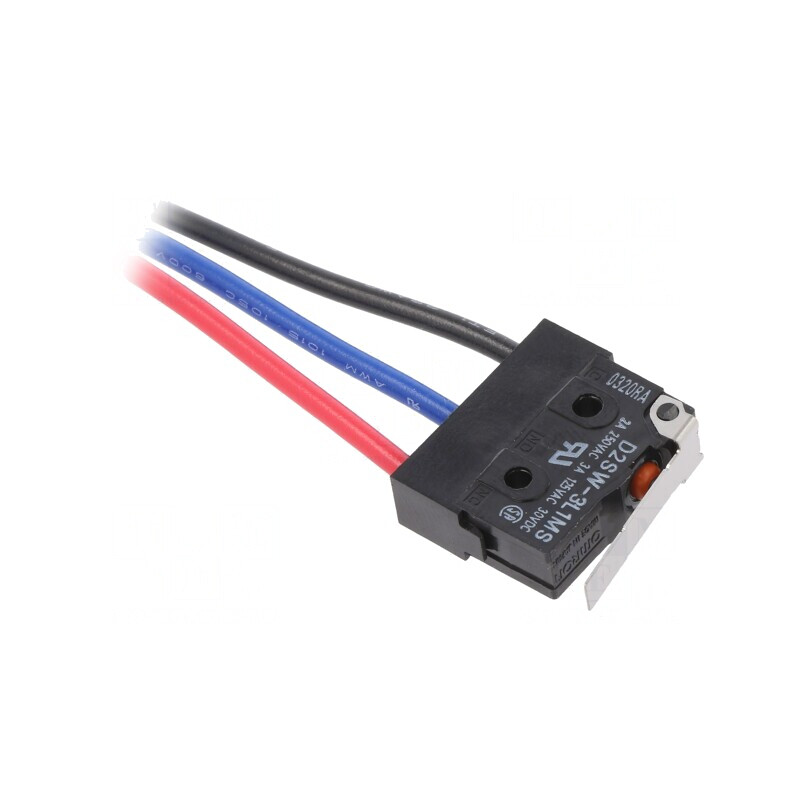 Microîntrerupător cu manetă SPDT 2A/250VAC | Electronic-mag.ro | Componente Electronice